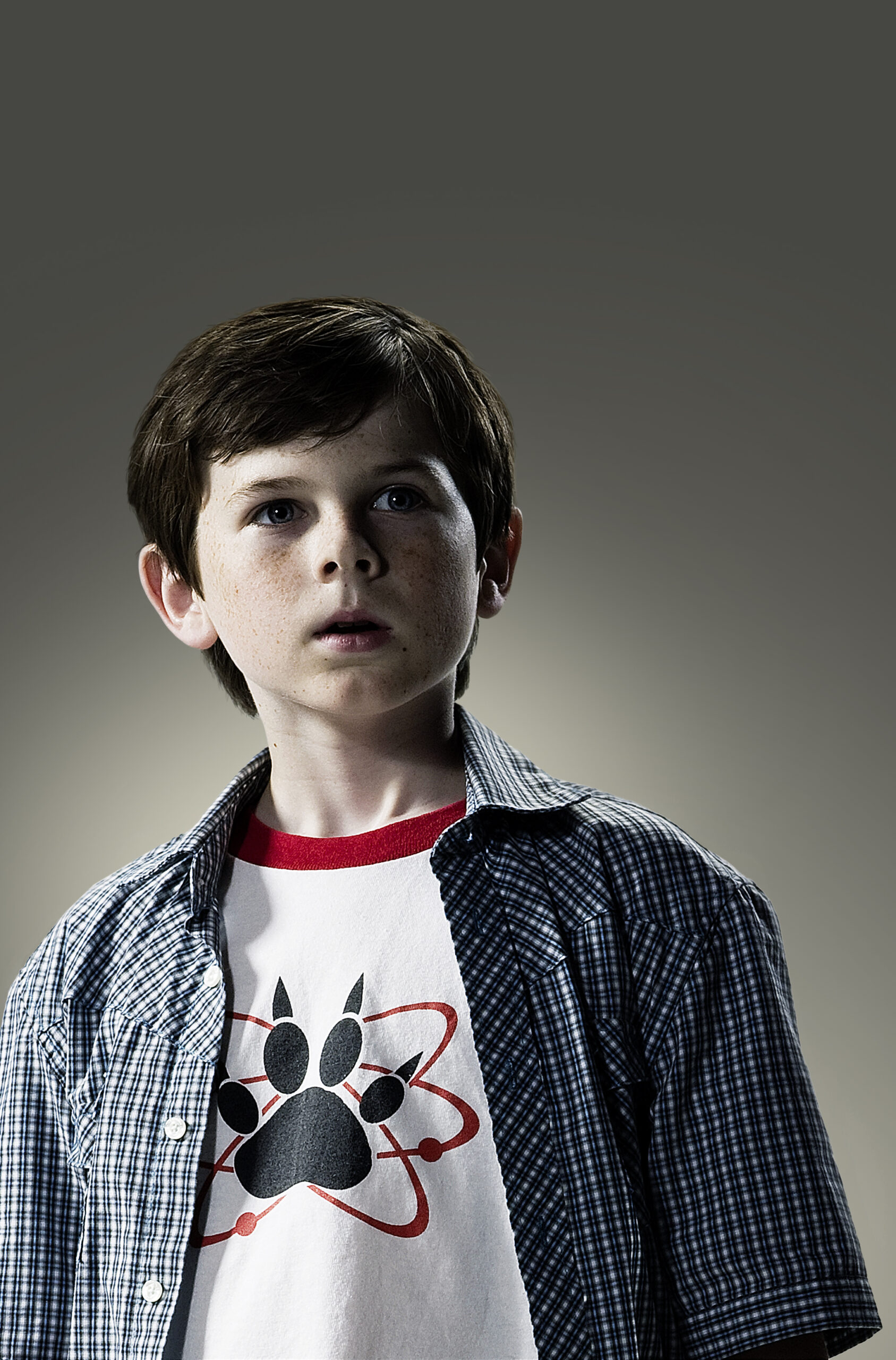 Carl Grimes (Chandler Riggs) - The Walking Dead _ Season 1 _ Gallery - Photo Credit: Frank Ockenfels 3/AMC