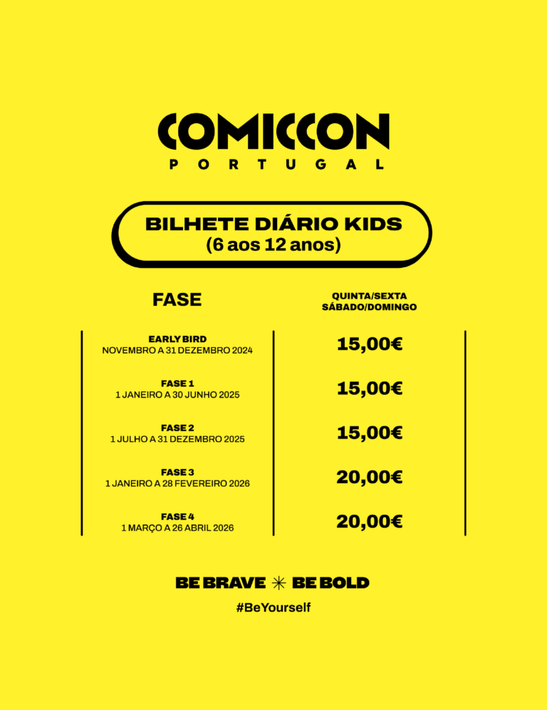 BILHETE DIÁRIO KIDS - PREÇOS